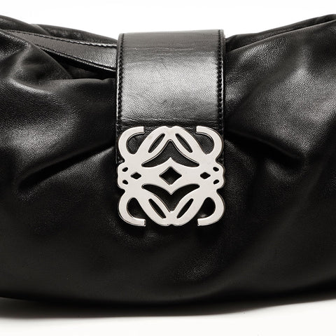 Loewe anagram nappa en cuir sac à bandoulière noir WS14760