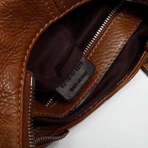 Chloe Leather Paddington One Belt Shoulder Bag Brown WS14761