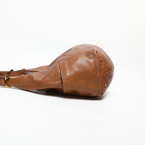 Chloe Leather Paddington One Belt Shoulder Bag Brown WS14761