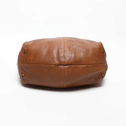 Chloe Leather Paddington One Belt Shoulder Bag Brown WS14761