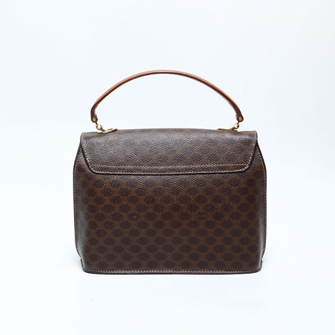 セリーヌ CELINE マカダム 2way ハンドバッグ ブラウン WS14767