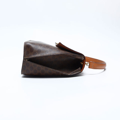 セリーヌ CELINE マカダム 2way ハンドバッグ ブラウン WS14767
