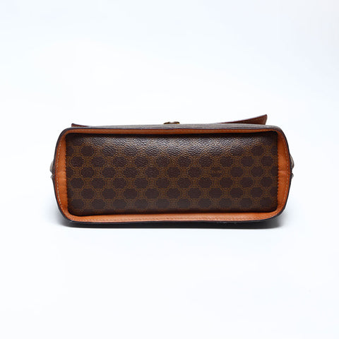 セリーヌ CELINE マカダム 2way ハンドバッグ ブラウン WS14767
