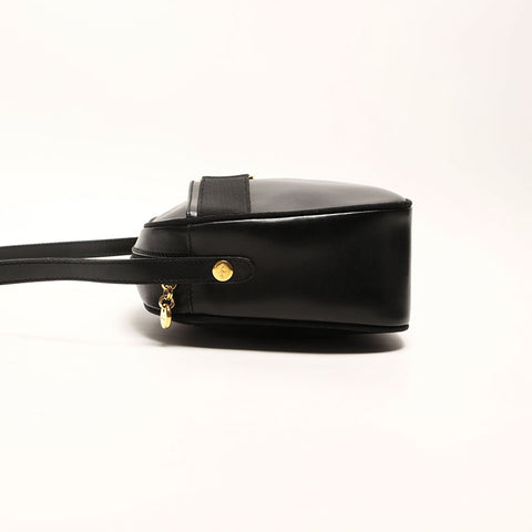 Salvatore Ferragamo Vara en cuir Sac d'épaule noir WS14770