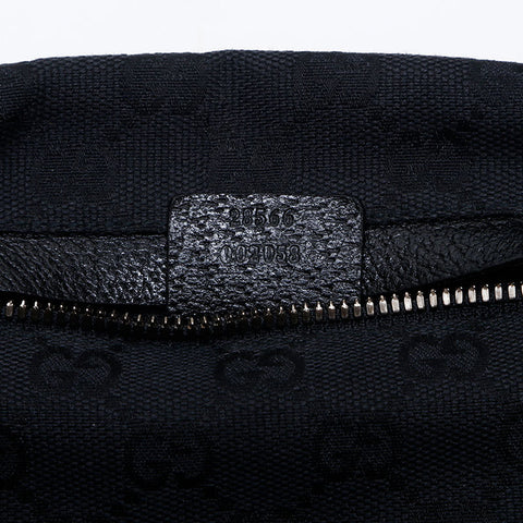 GUCCI GG canvas Waist bag black WS14772
