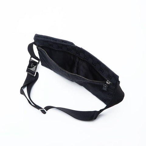 GUCCI GG canvas Waist bag black WS14772