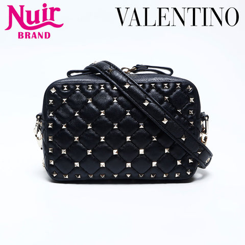 ヴァレンティノ VALENTINO スタッズ ショルダーバッグ ブラック WS14777