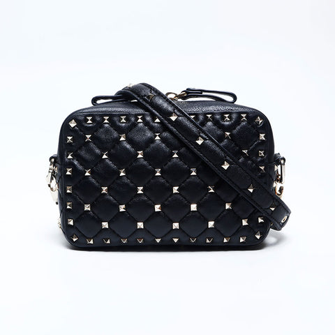 ヴァレンティノ VALENTINO スタッズ ショルダーバッグ ブラック WS14777