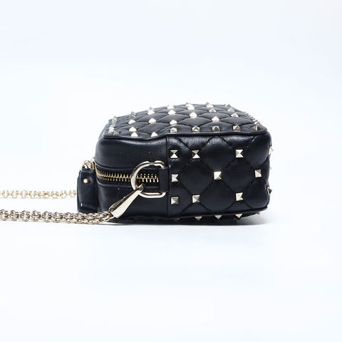 ヴァレンティノ VALENTINO スタッズ ショルダーバッグ ブラック WS14777
