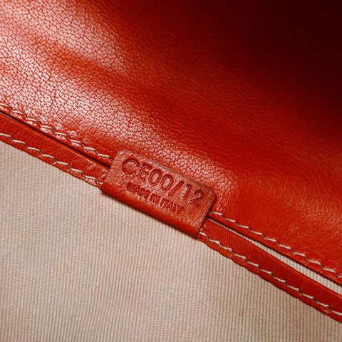 CELINE leather Shoulder Bag Brown WS14781