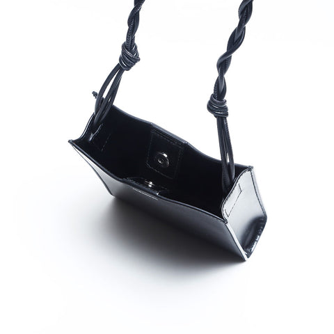 JIL SANDER Tangle Small Shoulder Bag black WS14783