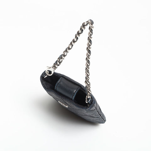 Chanel Chanel Nr. 10 Matelasse Mini -Kettenbeutel Schwarz WS14786