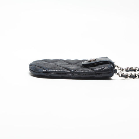 Chanel Chanel Nr. 10 Matelasse Mini -Kettenbeutel Schwarz WS14786