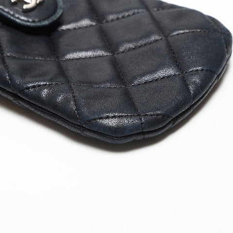 Chanel Chanel Nr. 10 Matelasse Mini -Kettenbeutel Schwarz WS14786