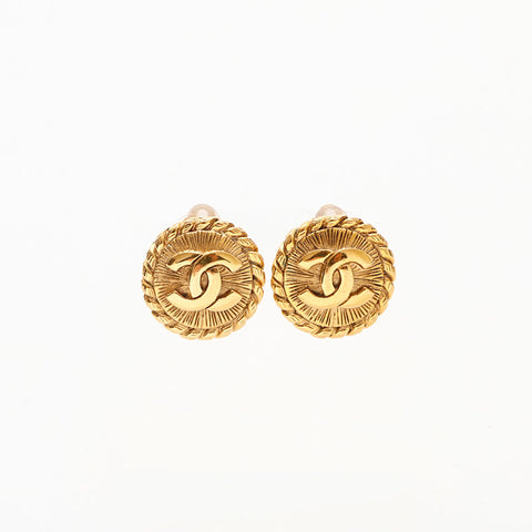 シャネル CHANEL ココマーク ラウンド イヤリング ゴールド WS14787