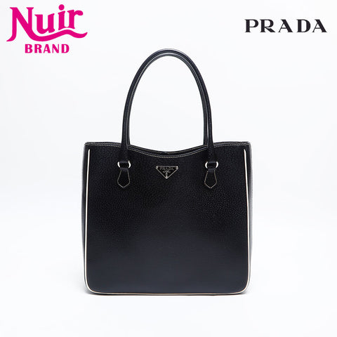 プラダ PRADA ロゴ ハンドバッグ ブラック WS14794