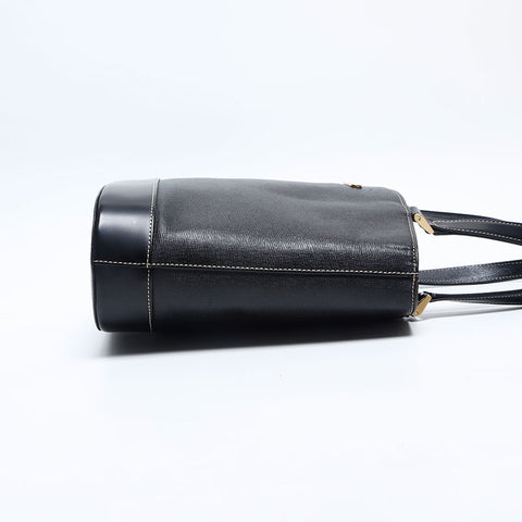 BURBERRY leather Handbag black WS14796