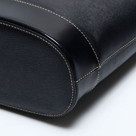 BURBERRY leather Handbag black WS14796