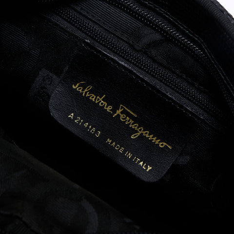 Salvatore Ferragamo Varra Sac à épaule noire WS14797