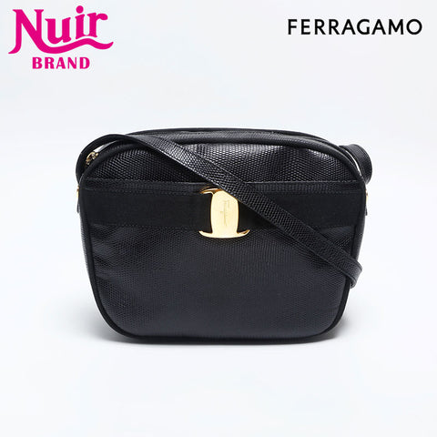 Salvatore Ferragamo Vala Shoulder Bag black WS14797