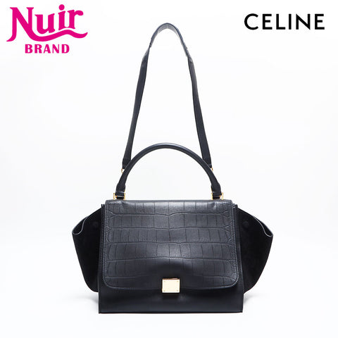 CELINE Trapeze Shoulder Bag black WS14805