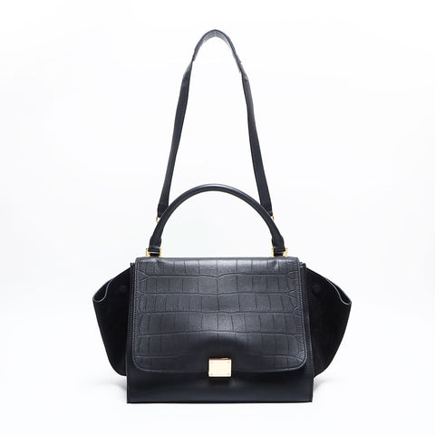 席琳·梯级肩带黑色WS14805