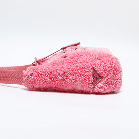 Prada Edition 2000 Terry Mini Bag Sac à bandoulière rose WS14806