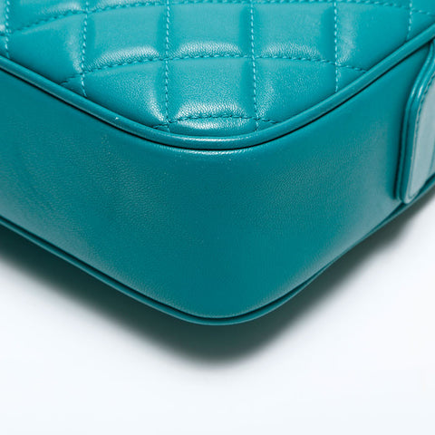 Chanel Chanel n ° 17 Matelasse Sac à épaule verte WS14808