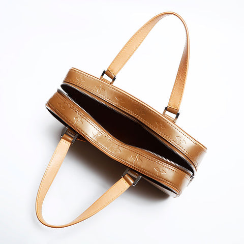 LOUIS VUITTON Shelton Monogram Handbag gold WS14816