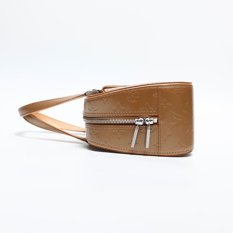 LOUIS VUITTON Shelton Monogram Handbag gold WS14816