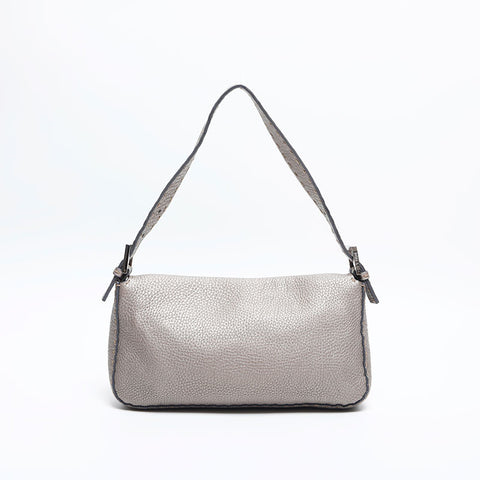FENDI Mamma Bucket Selleria Leather Shoulder Bag gold WS14819