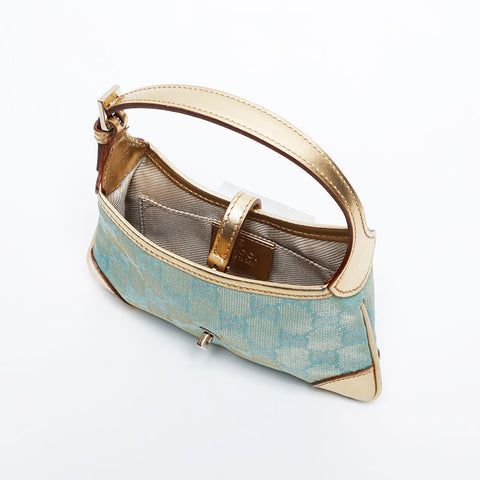 グッチ GUCCI ジャッキー ミニ GGキャンバス ハンドバッグ グリーン WS14820