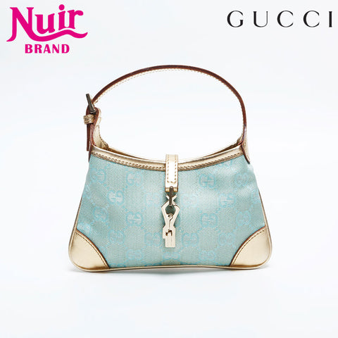 グッチ GUCCI ジャッキー ミニ GGキャンバス ハンドバッグ グリーン WS14820