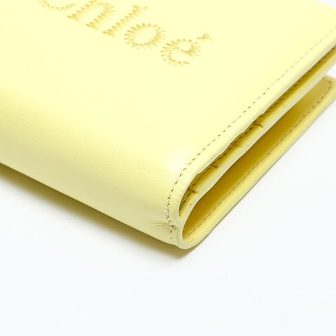 Chloe Chloe Sense Logo Bi-fold Double Hook Bifold Wallet yellow WS14822