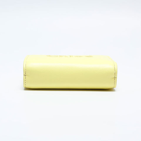 Chloe Chloe Sense Logo Bi-fold Double Hook Bifold Wallet yellow WS14822