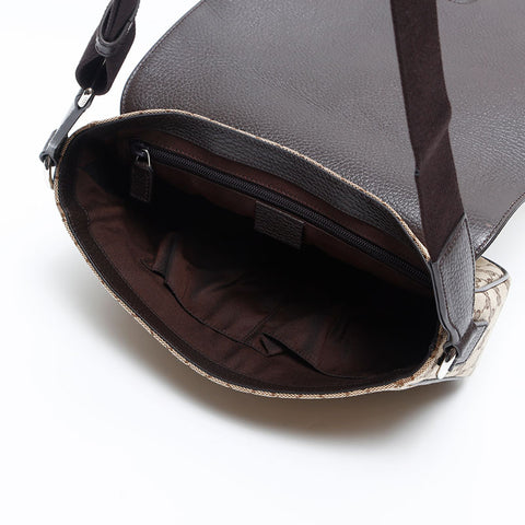 GUCCI GG canvas Shoulder Bag Brown WS14826