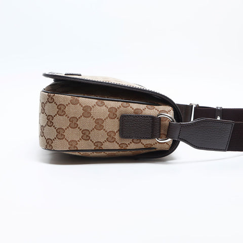 GUCCI GG canvas Shoulder Bag Brown WS14826
