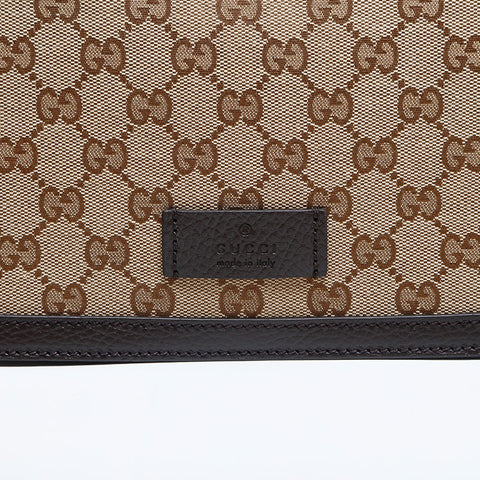 GUCCI GG canvas Shoulder Bag Brown WS14826