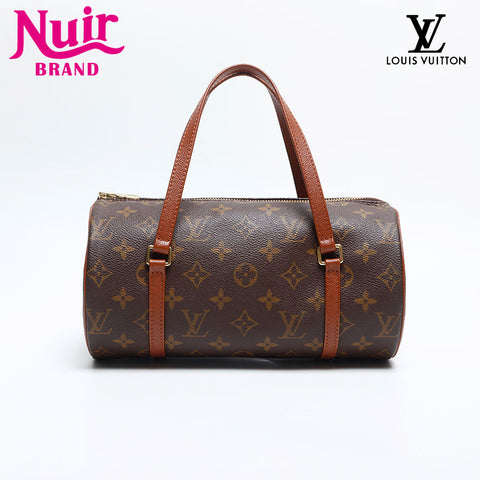 ルイ・ヴィトン LOUIS VUITTON パピヨン PM モノグラム ハンドバッグ ブラウン WS14828
