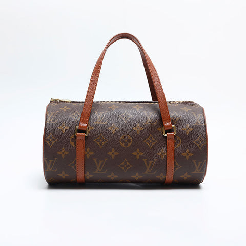 ルイ・ヴィトン LOUIS VUITTON パピヨン PM モノグラム ハンドバッグ ブラウン WS14828