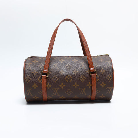 ルイ・ヴィトン LOUIS VUITTON パピヨン PM モノグラム ハンドバッグ ブラウン WS14828