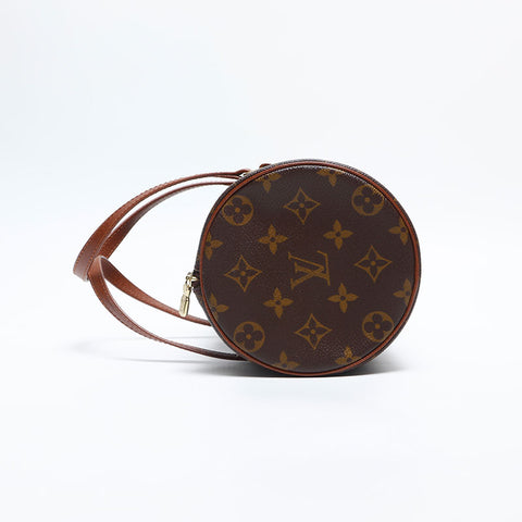 ルイ・ヴィトン LOUIS VUITTON パピヨン PM モノグラム ハンドバッグ ブラウン WS14828