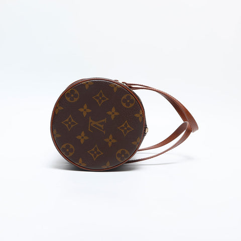 ルイ・ヴィトン LOUIS VUITTON パピヨン PM モノグラム ハンドバッグ ブラウン WS14828