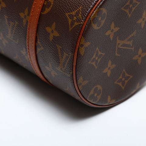 ルイ・ヴィトン LOUIS VUITTON パピヨン PM モノグラム ハンドバッグ ブラウン WS14828