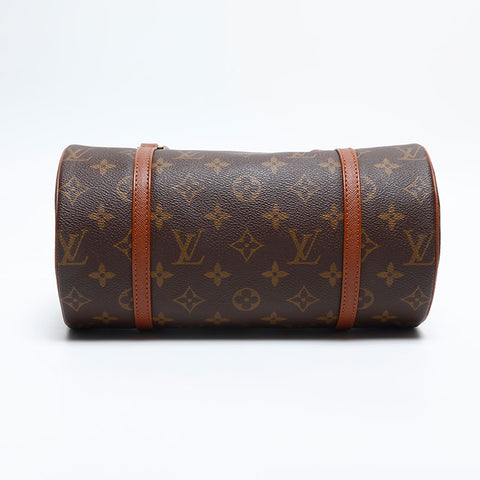 ルイ・ヴィトン LOUIS VUITTON パピヨン PM モノグラム ハンドバッグ ブラウン WS14828