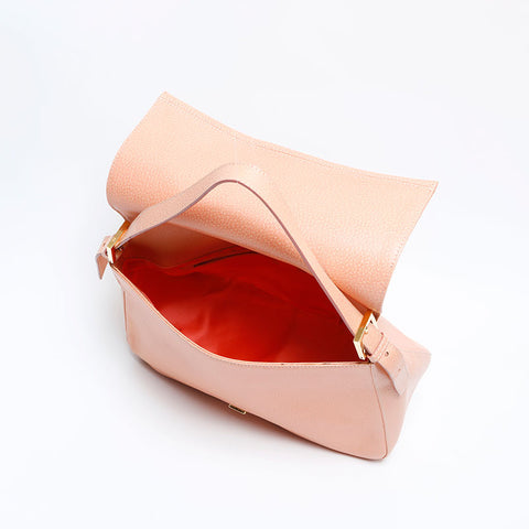 FENDI Mamma Bucket Leather Shoulder Bag pink WS14830