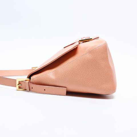 FENDI Mamma Bucket Leather Shoulder Bag pink WS14830