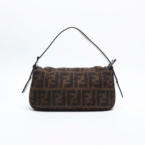FENDI Zucca mamma bucket Shoulder Bag Brown WS14831