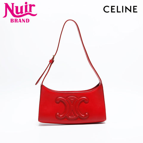 CELINE Triomphe Shoulder Bag Red WS14832