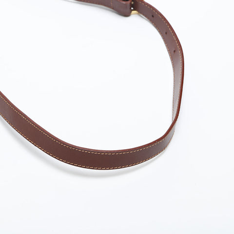 BURBERRY Novacheck PVC Shoulder Bag Brown WS14833